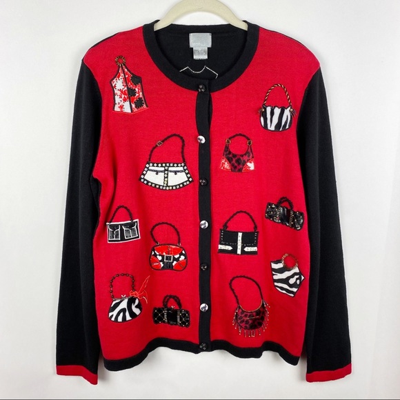 Berek Embroidered Purse Cardigan Sweater - Picture 5 of 5